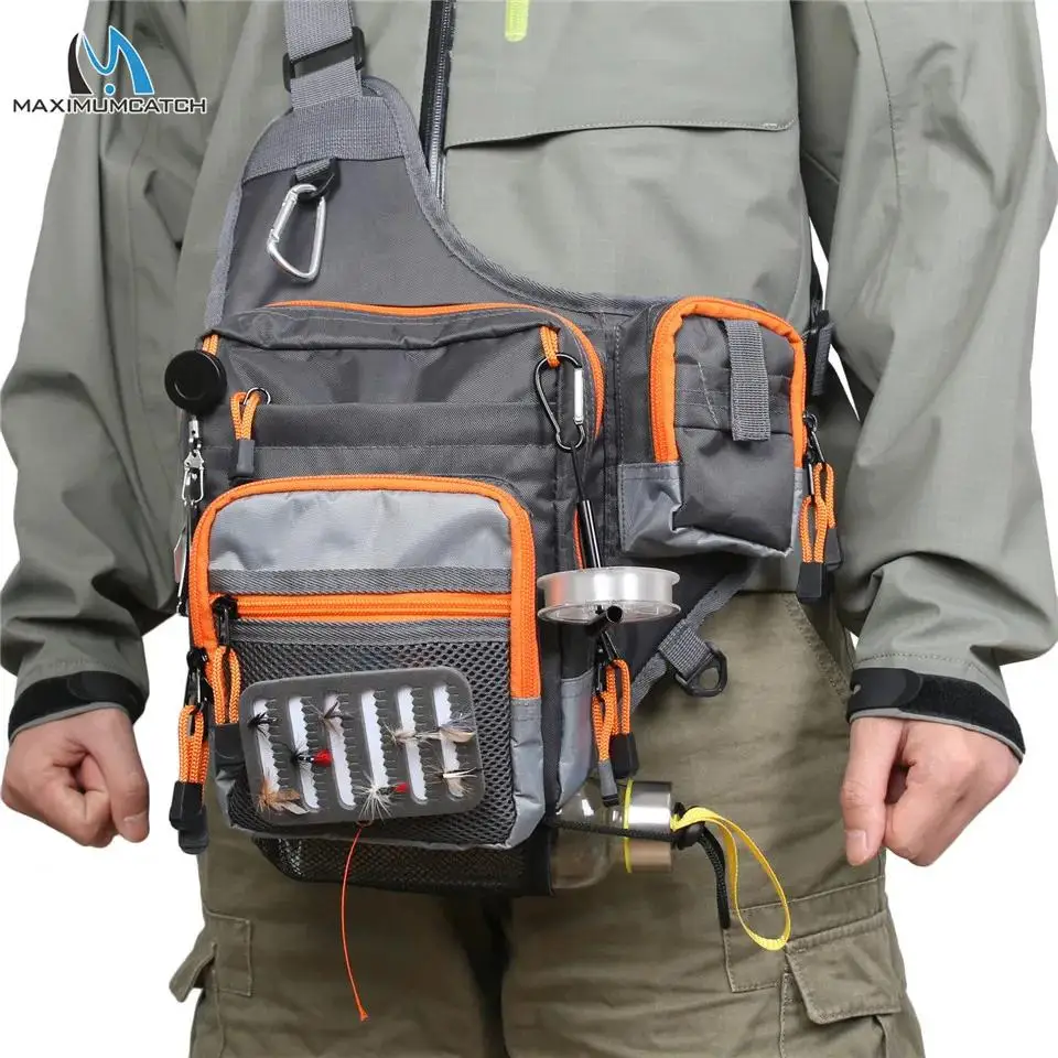 Bolso táctico cruzado V-Cross MAXIMUMCATCH para pesca con mosca - imagen 4