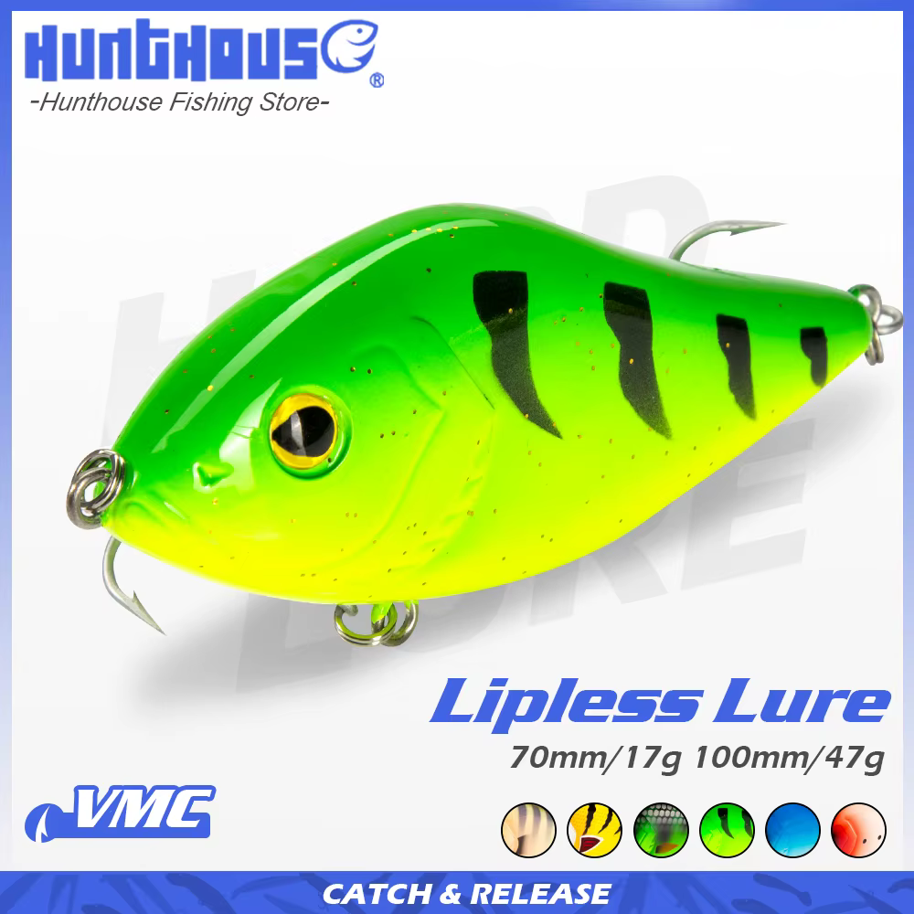 Hunthouse Jerkbait VIB – Señuelo de hundimiento lento para lucio