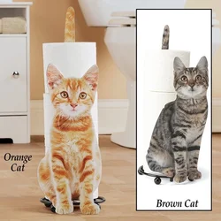 Portarrollos con forma de gato para baño – Soporte papel higiénico