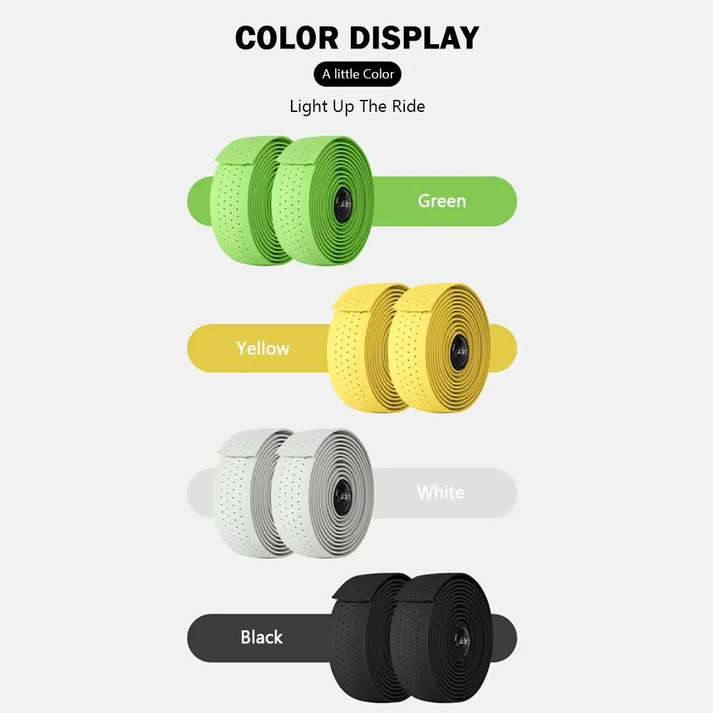 Cinta antideslizante PU EVA antivibración para manillar bicicleta - imagen 2