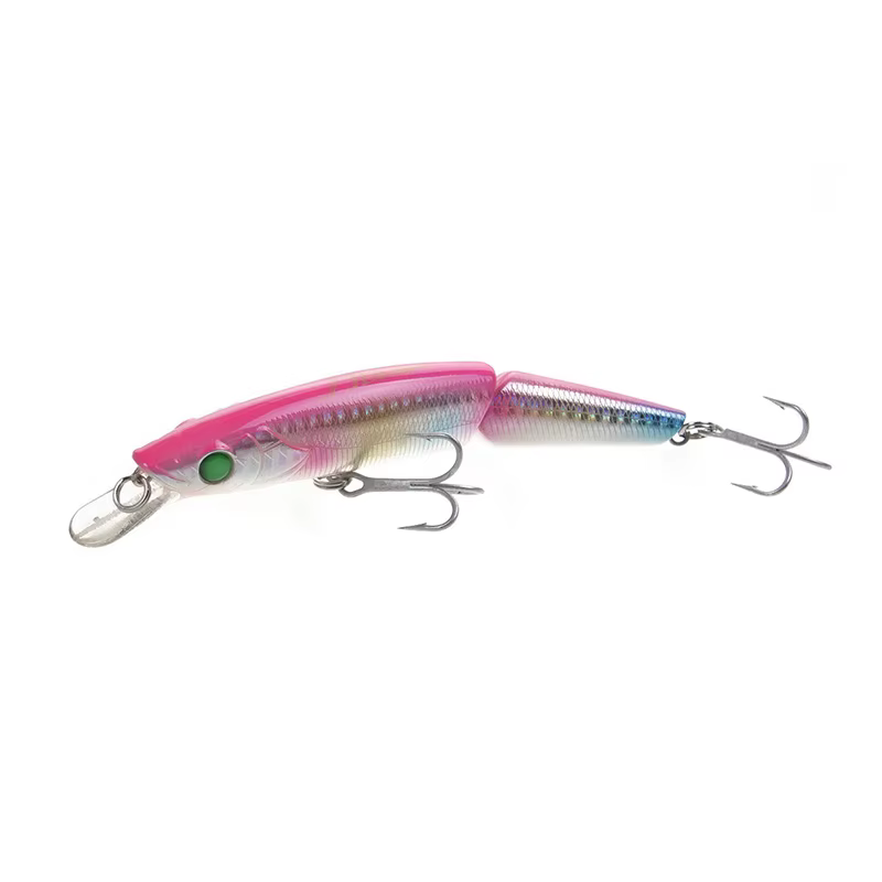 LUTAC Minnow señuelo duro flotante anzuelo doble sección 3D - imagen 2