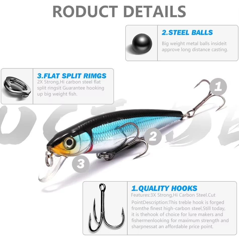 MOOCKZZ Señuelo Duro 77mm 10g - imagen 4