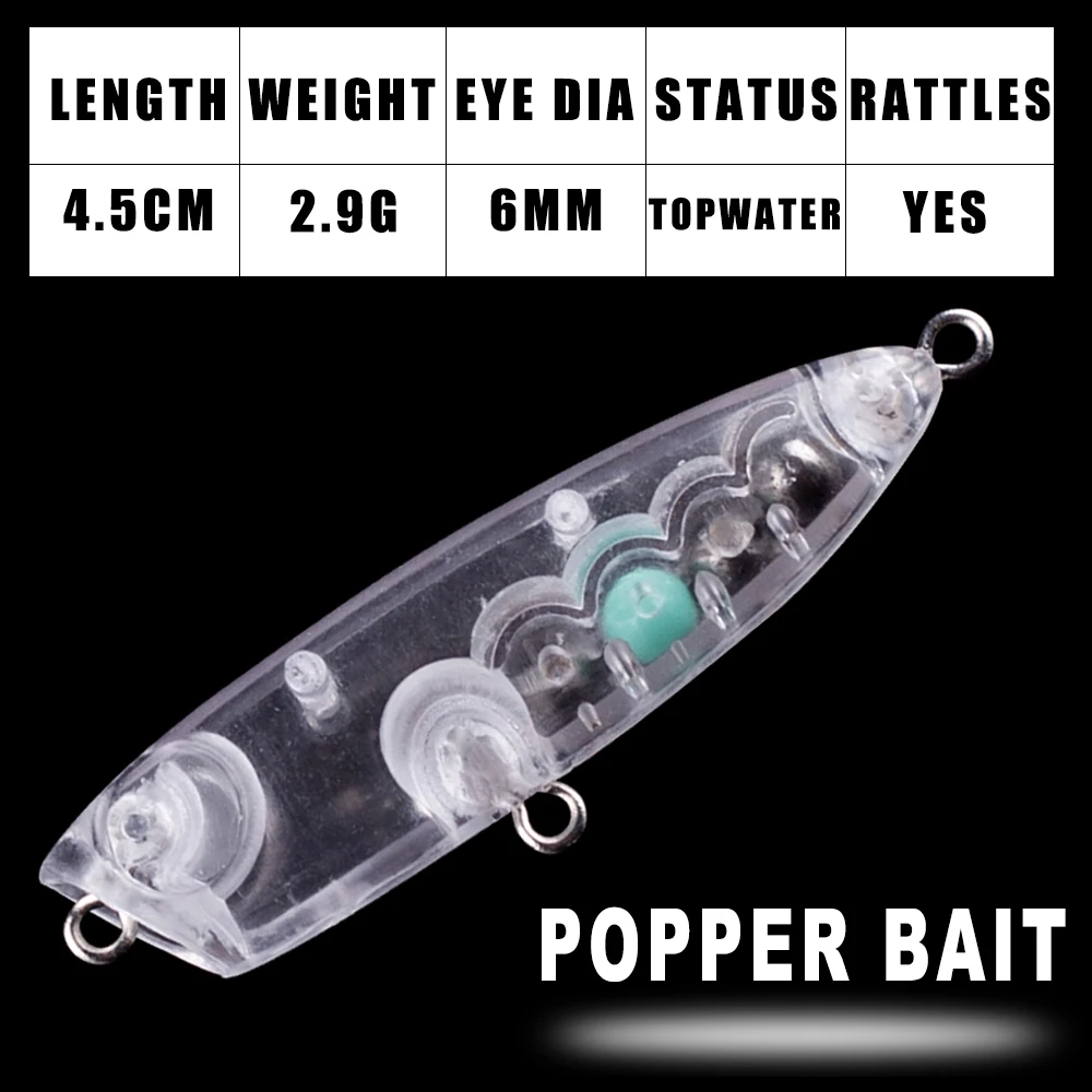 Cuerpo de plástico ABS flotante tipo lápiz