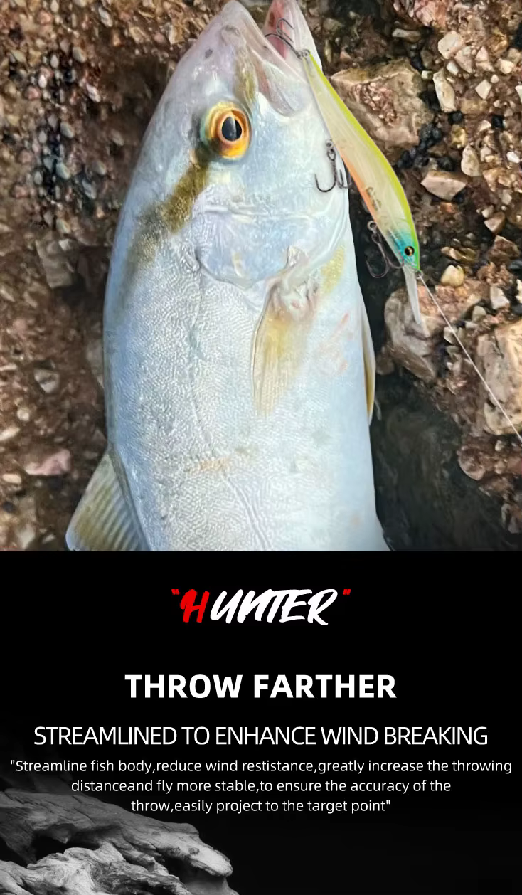 Wobbler flotante LETOYO para pesca de depredadores