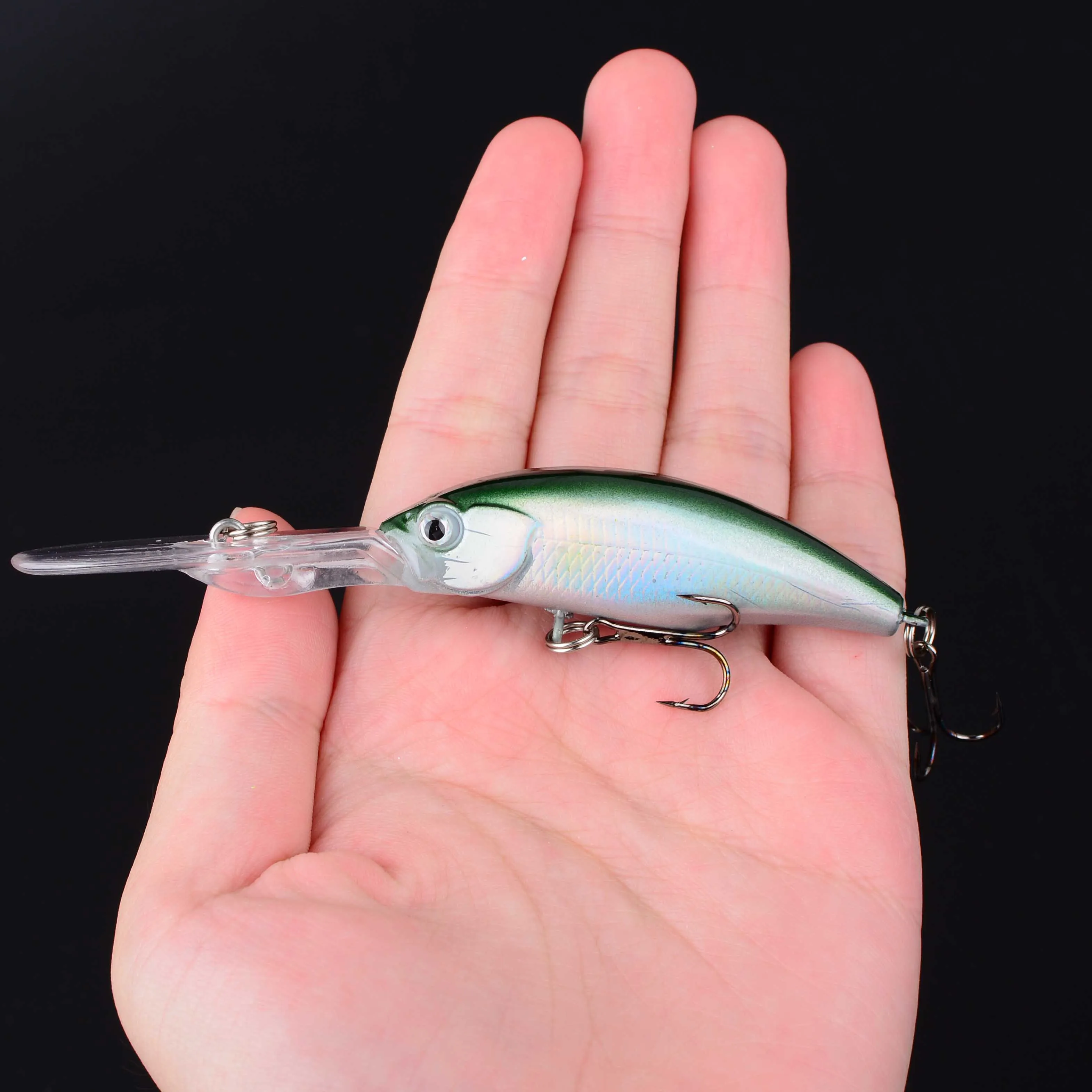 Long Lip Minnow señuelo duro para trucha y lubina - imagen 2