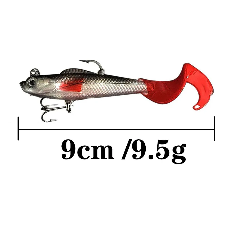 Jig Wobbler Vinilo Paddle – Señuelo para lubina y carpa - imagen 3