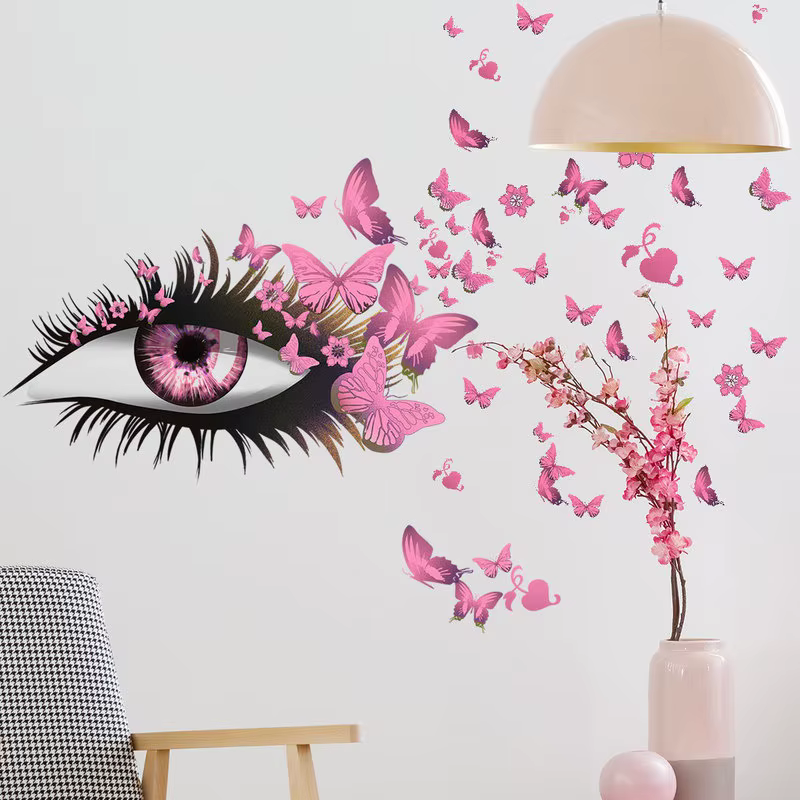 Señuelos ojos mariposa pegatinas pesca decorativas - imagen 4
