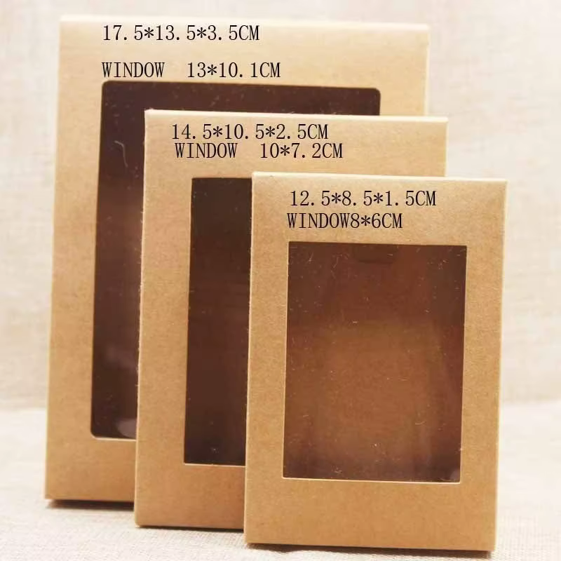 Caja Bakery con ventana DIY para muffins y pasteles – Cartón transparente - imagen 4