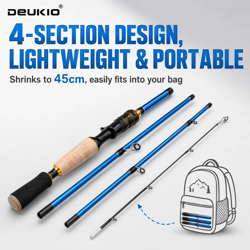 Carrete baitcasting 7.0:1 para maniobras precisas