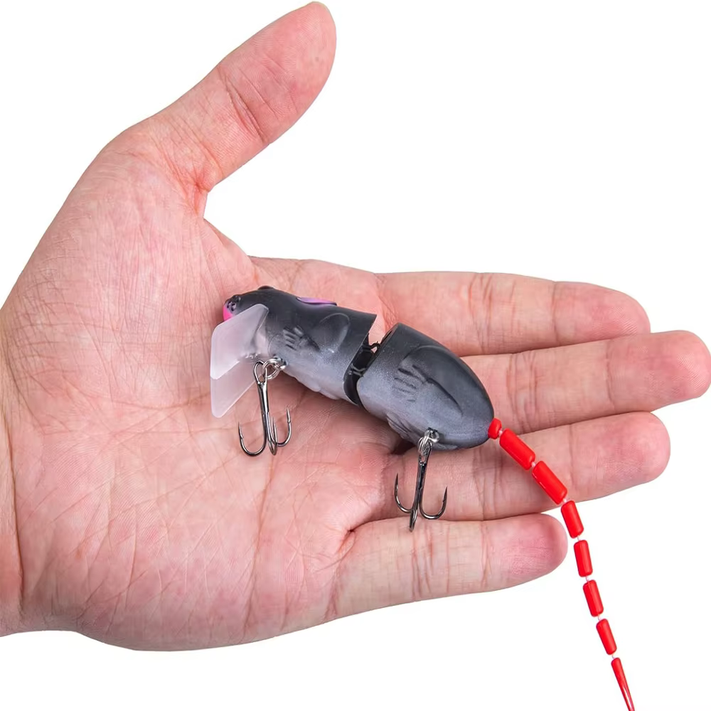 Goture 3D Mouse Rat - Señuelo duro realista para lubina y trucha - imagen 4