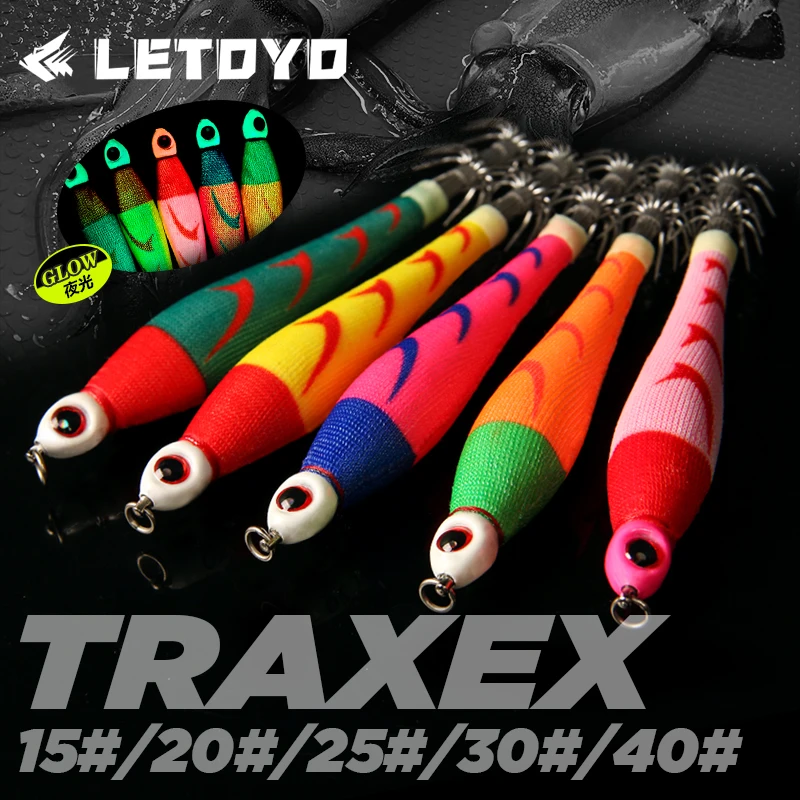 LETOYO Señuelo Calamar Luminoso TRAXEX 150-56g – Cebo Pulpo - imagen 2