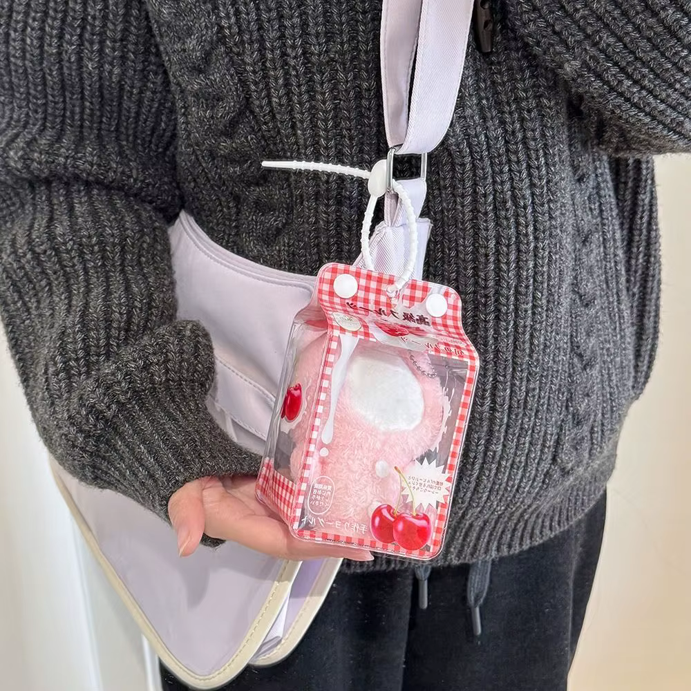 Bolsa transparente PVC con cordón para señaladores y accesorios de pesca - imagen 3
