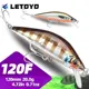 LETOYO Señuelo Minnow flotante Wobbler para lubina y lucio - imagen 2
