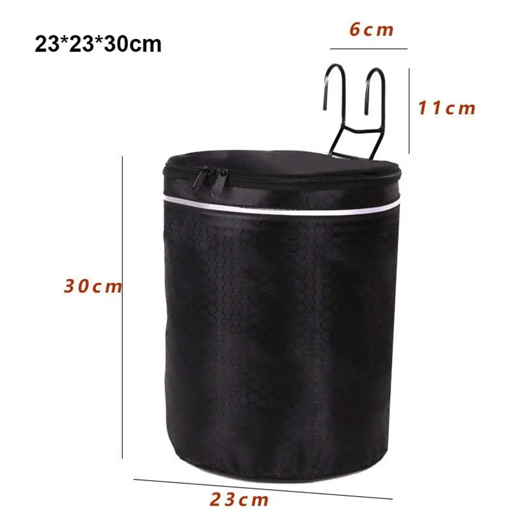 Cesta negra con lazadas para el manillar