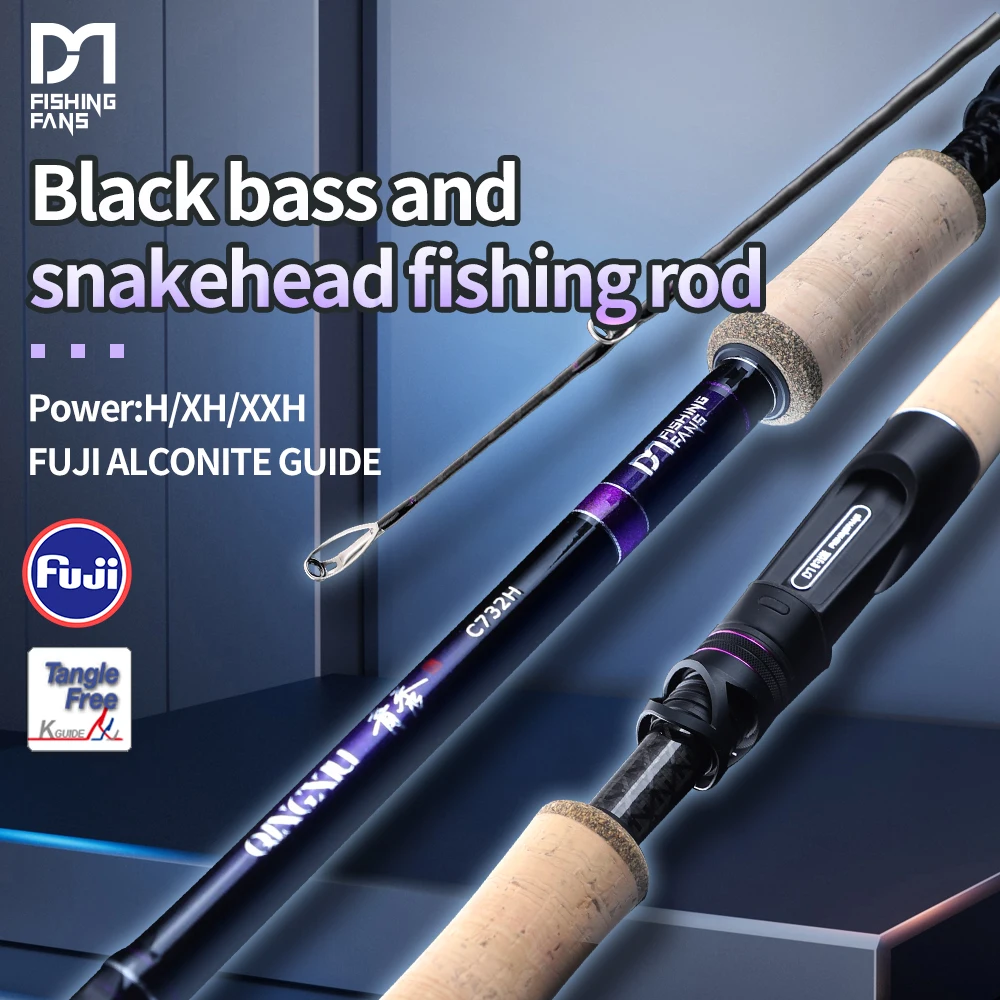 Caña de pescar FISHINGFANS QINGXIU Snakehead Super Hard – Alconite - imagen 2