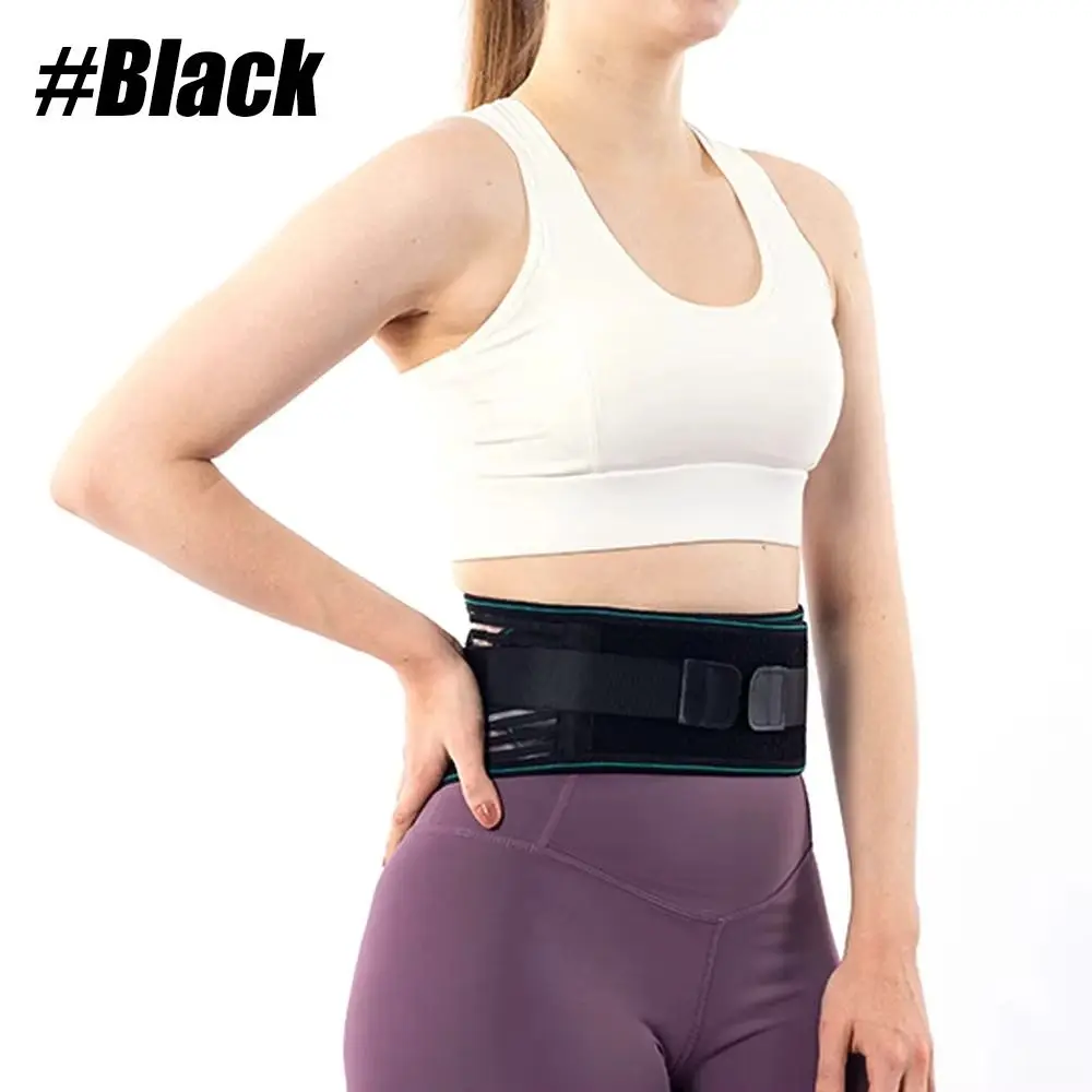 Faja lumbar ajustable con varillas y soporte