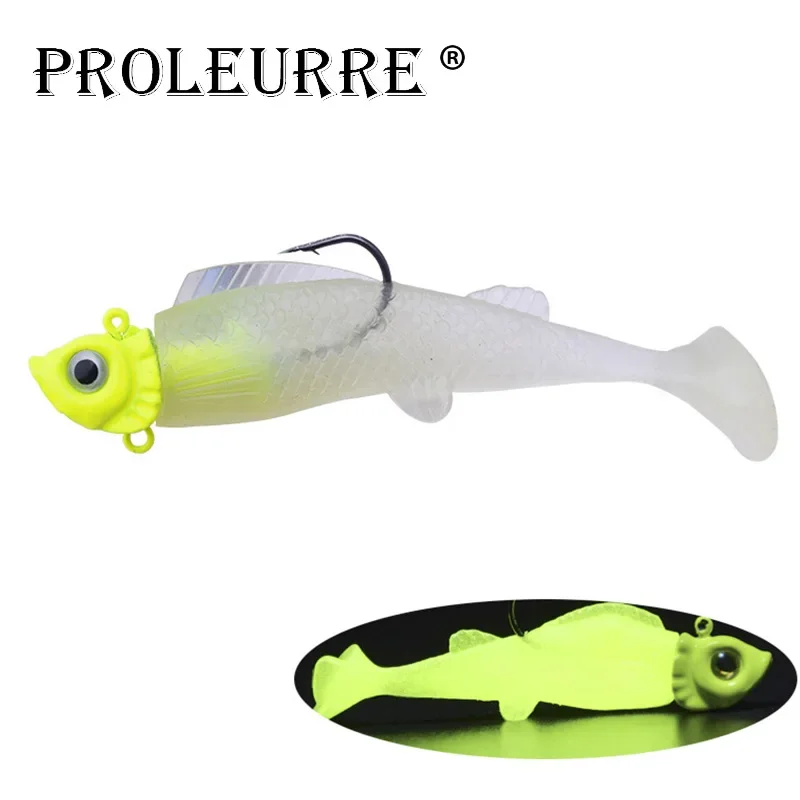 Señuelo JIG VIB luminoso 9cm para lucio y carpa - imagen 2