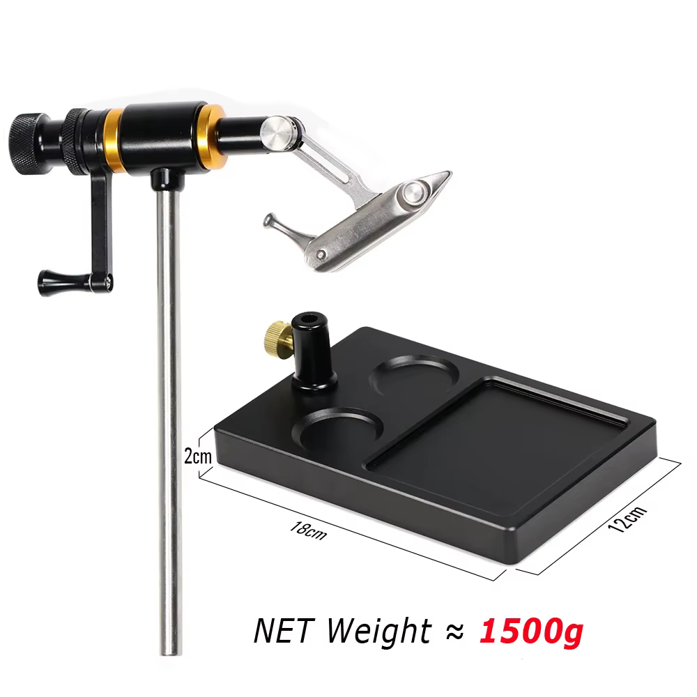 Kit atar moscas con pinzas giratorias 360° Pedestal - Acero endurecido - imagen 4