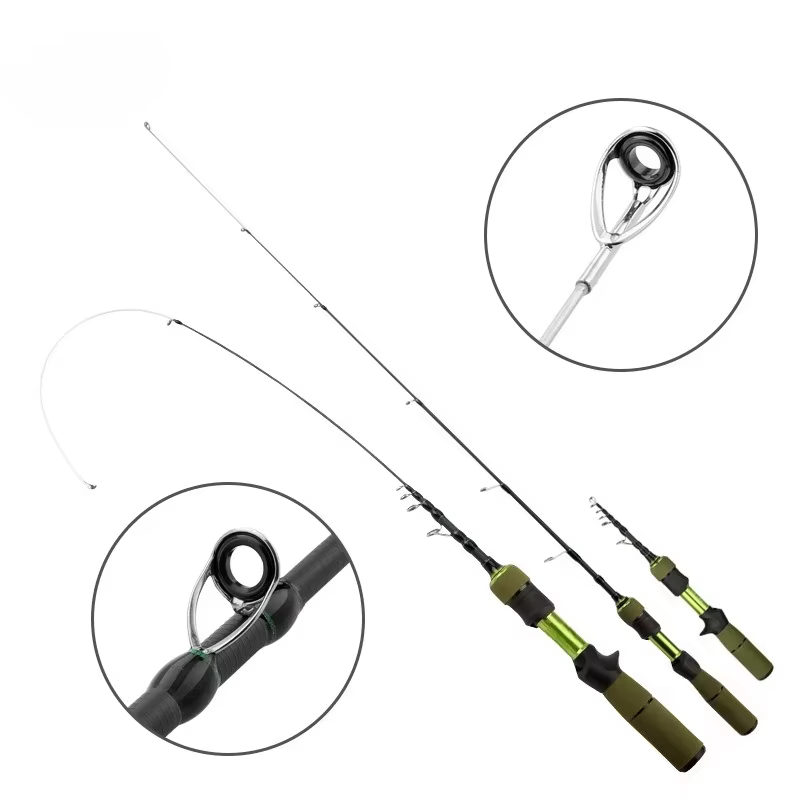 Caña de Pesca Retráctil Carbono, Mango Pistola Diámetro Variable - imagen 2