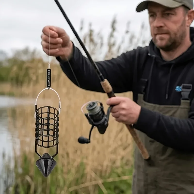 Jaula metálica para pesca de carpas y feeder