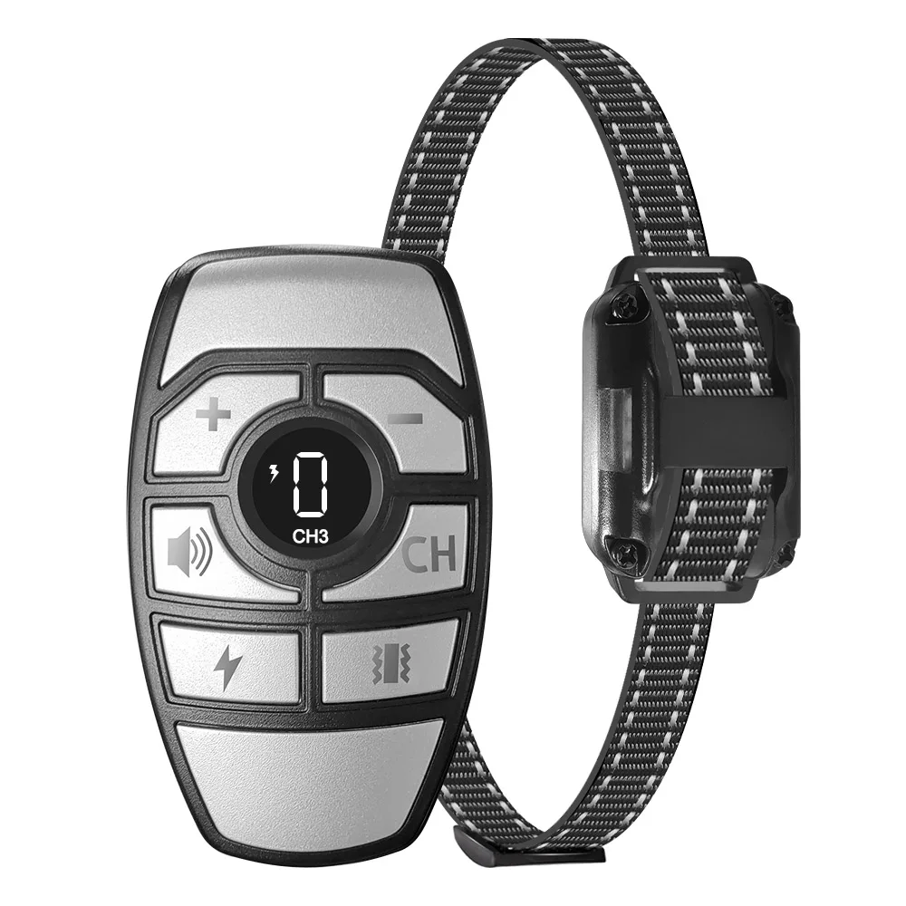 Collar inteligente para perros con control remoto y tres modos de entrenamiento