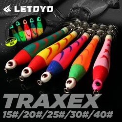 Señuelos Jig Heads TRAXEX para Sepia y Calamar Artificial Luminiscente