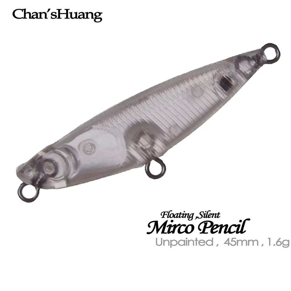 Señuelos Pencil Flotantes Chan'sHuang 45mm – Walking The Dog DIY - imagen 3