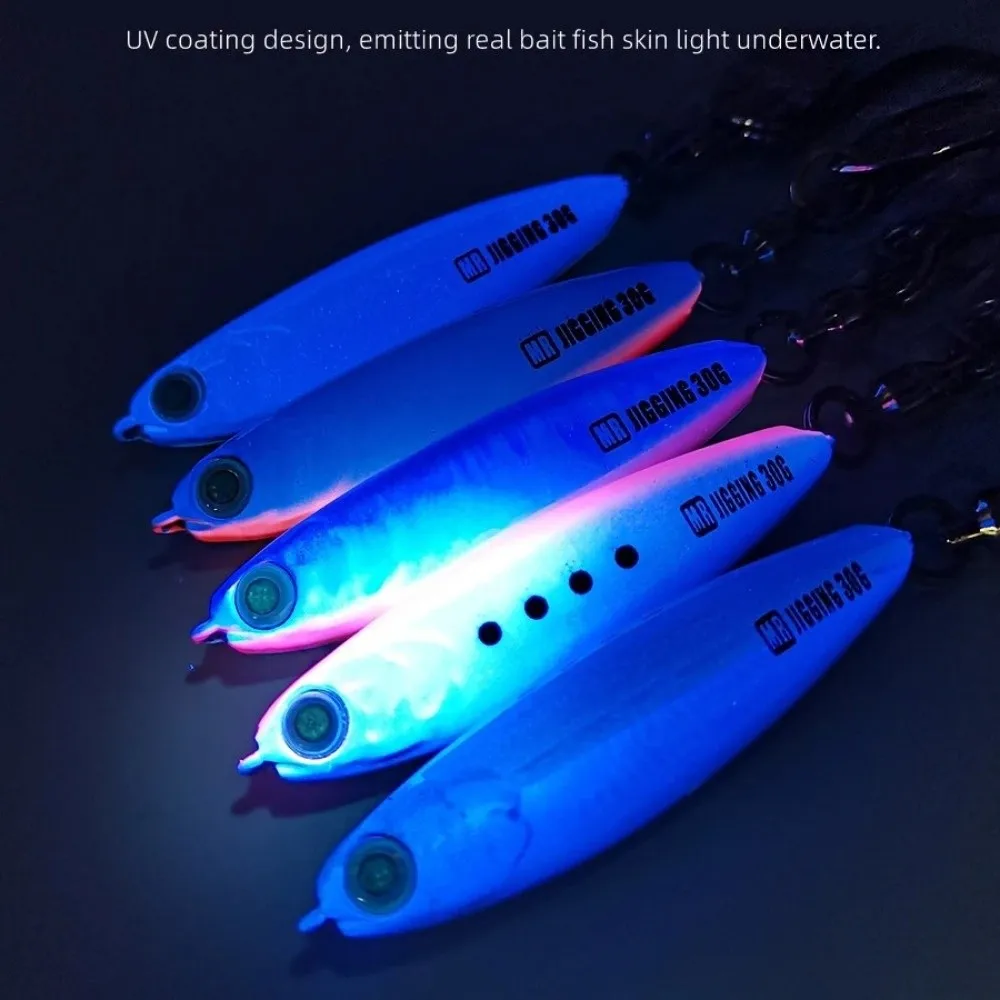 Señuelo Spinner Spoon UV, placa de hierro robusta para caballa - imagen 4