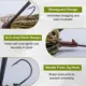 Goture señuelo jig anti-enredos cebo barbudo de carbono - imagen 4