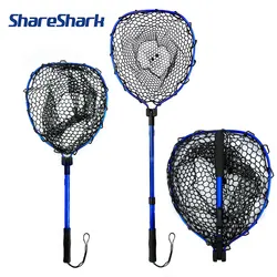 Red de aterrizaje para pesca con mosca ultraligera ShareShark portátil