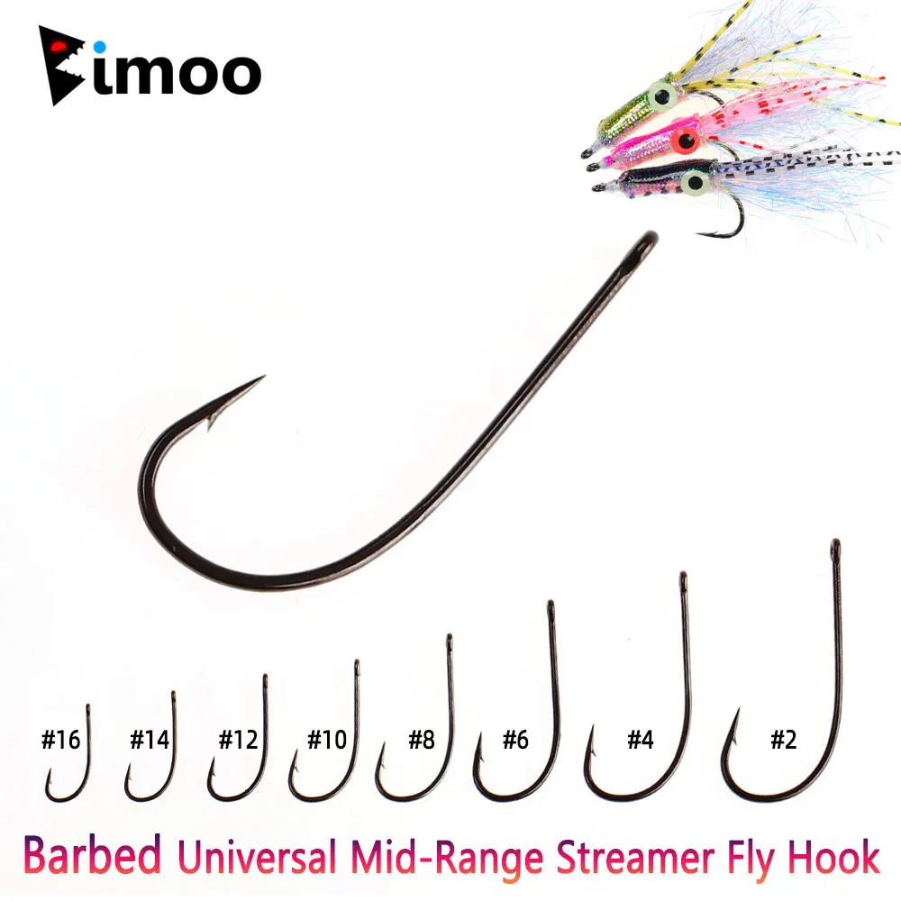 Bimoo Anzuelos Streamer con púas – Montaje de moscas para trucha