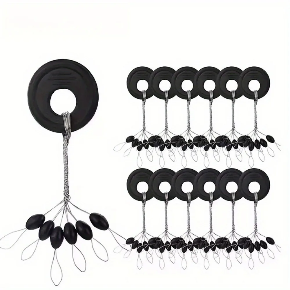 Tapones Bobber de goma para línea de pesca S/M/L - imagen 4
