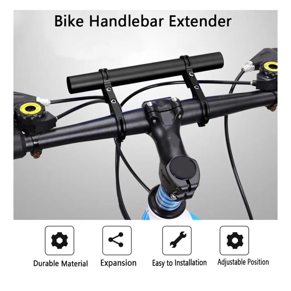 Extensor de manillar de bicicleta de aluminio ajustable universal - imagen 5