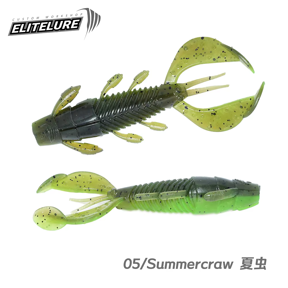 Elitelure PANTHERA Señuelo silicona multiarticulado – Cangrejo camarón - imagen 5