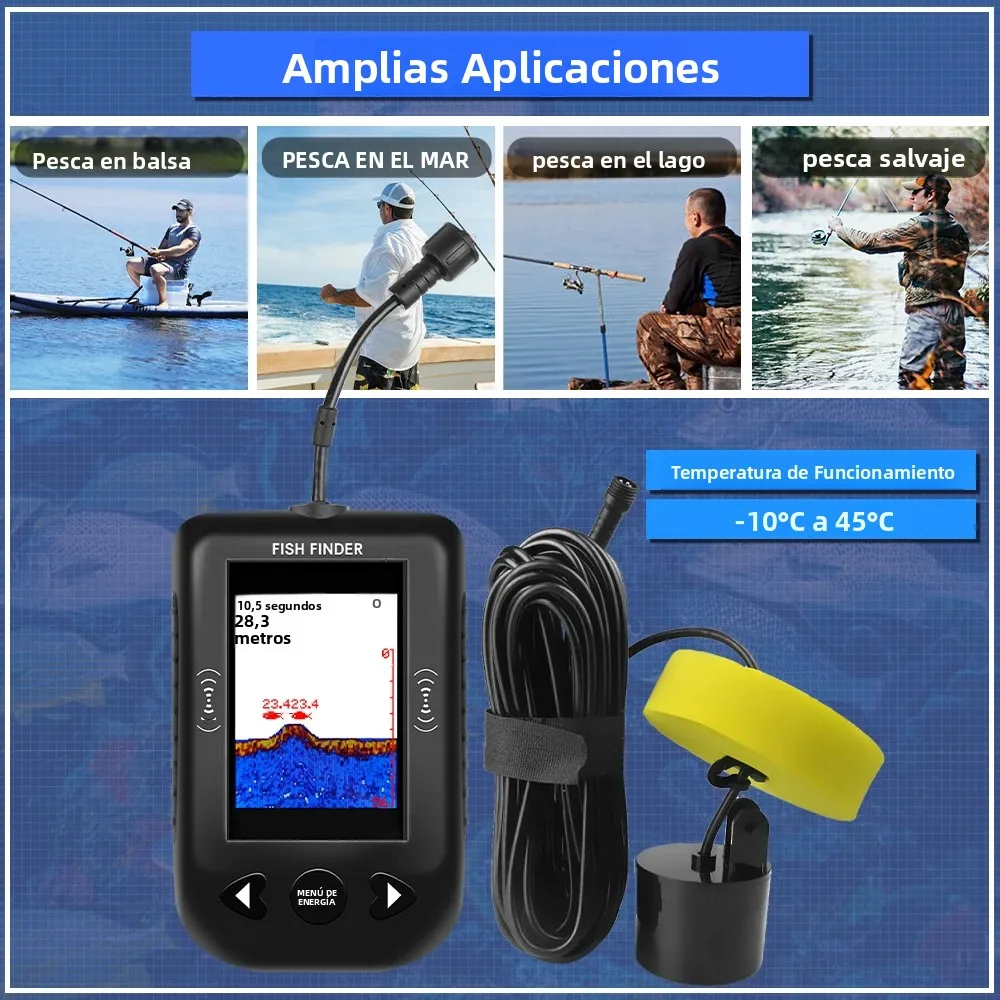 Erchang XF03 ecosonda portátil buscador de peces Sonar - imagen 4