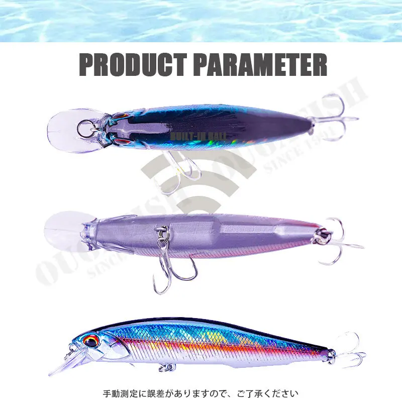 Minnow flotante 100mm 13g para black bass - imagen 2