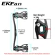Manivela de carrete EKFan – repuesto de aluminio para señuelos - imagen 2