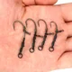 Hirisi Ronnie Rig con anzuelos de púas – montaje carp listo hair - imagen 3