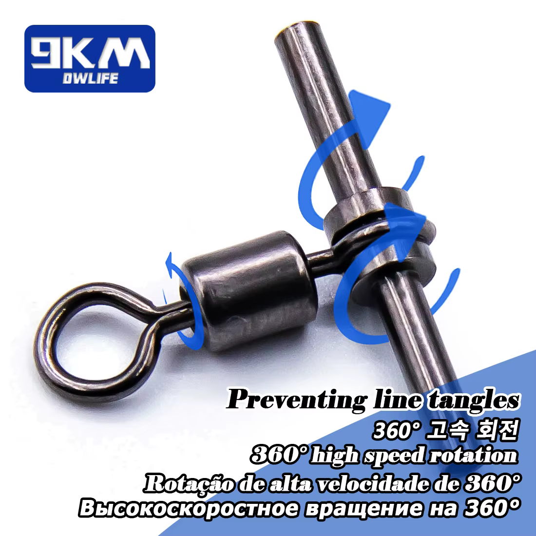 Swivel tres vías acero inoxidable para agua salada - imagen 4