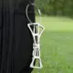 Soporte de cacerola portátil de acero inoxidable en cruz