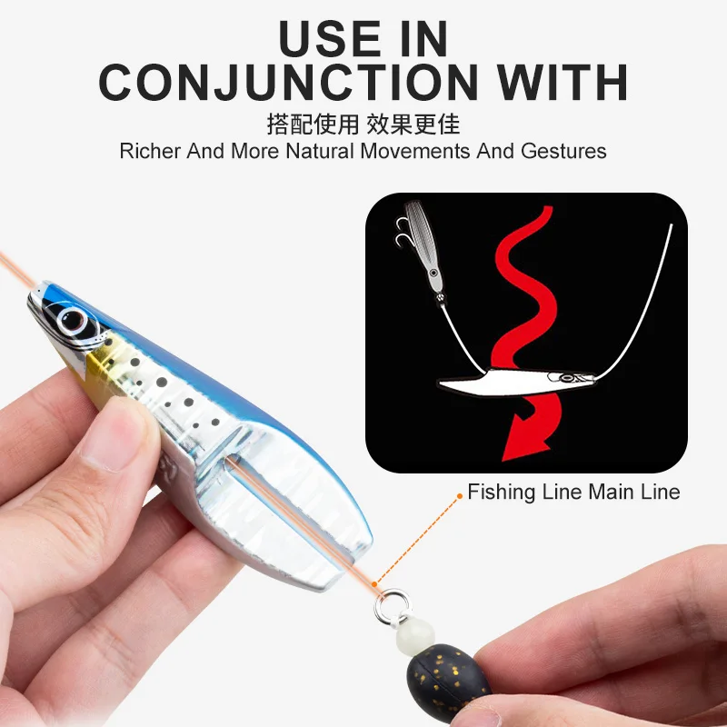 TEASER J136 Inchiku Jig Luminoso Rock Hopper para jigging - imagen 5