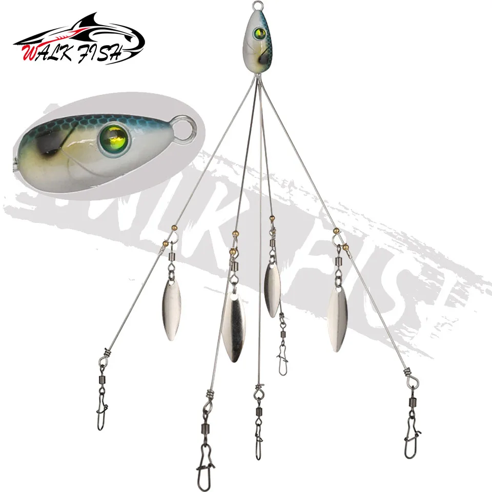 Ejemplo de colores disponibles del señuelo WALK FISH