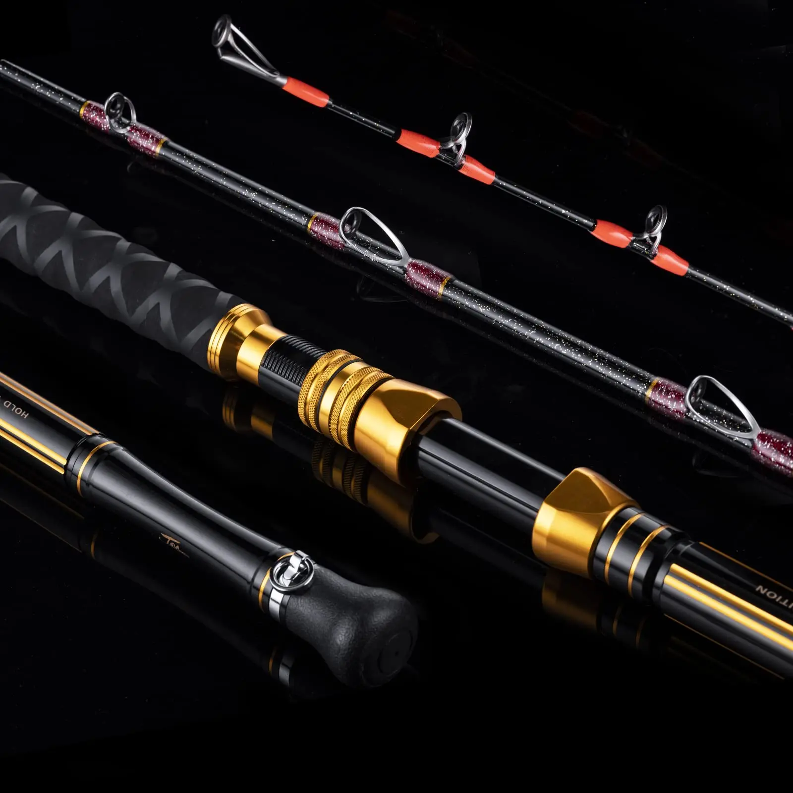 Goture Slow Jigging: caña de fibra de vidrio punta sólida mar