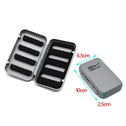 MNFT Caja de moscas en ABS y espuma ligera para pesca con mosca