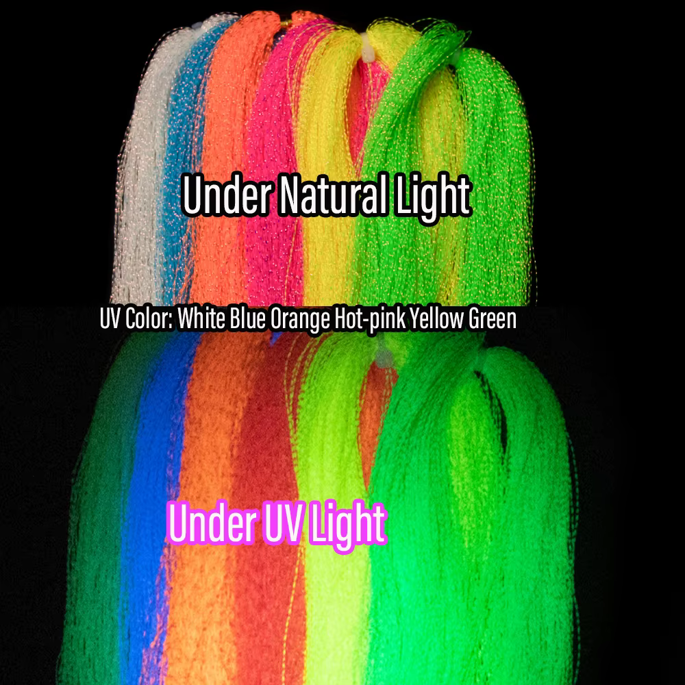 WIFREO Lumo Flashabou – Material holográfico para moscas de pesca - imagen 4