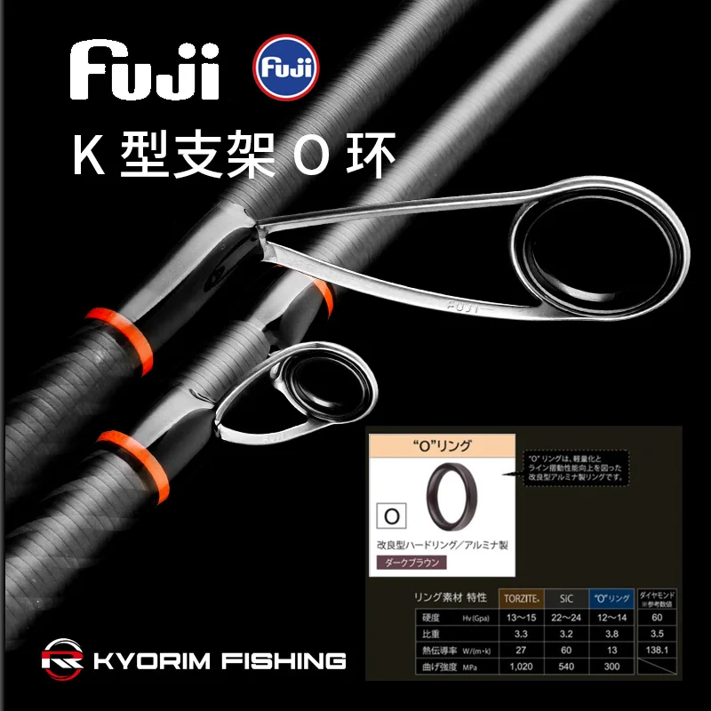 Kyorim K2 caña de pescar con guías FUJI y acción rápida - imagen 4