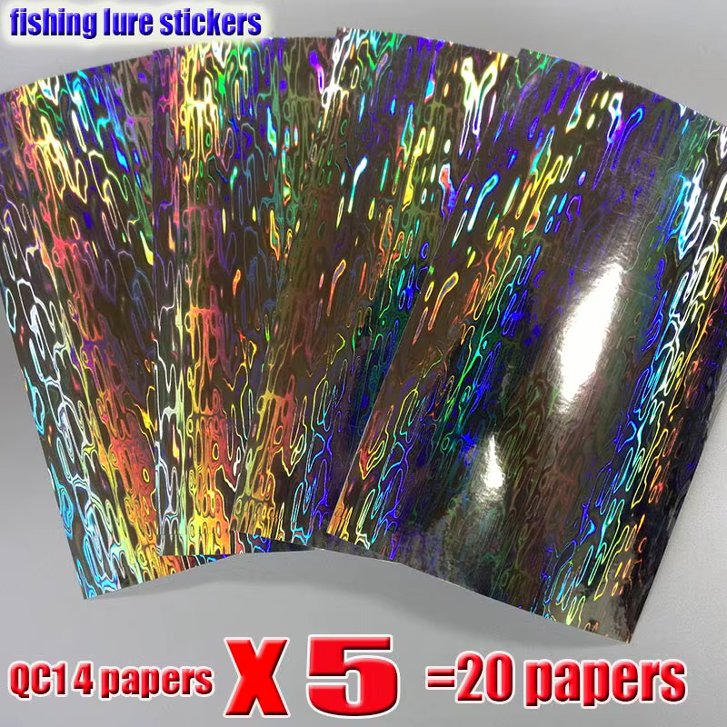 Flashes holográficos para señuelos – Adornos reflectantes de pesca