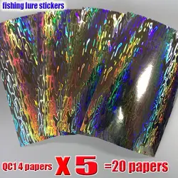Flashes holográficos para señuelos – Adornos reflectantes de pesca