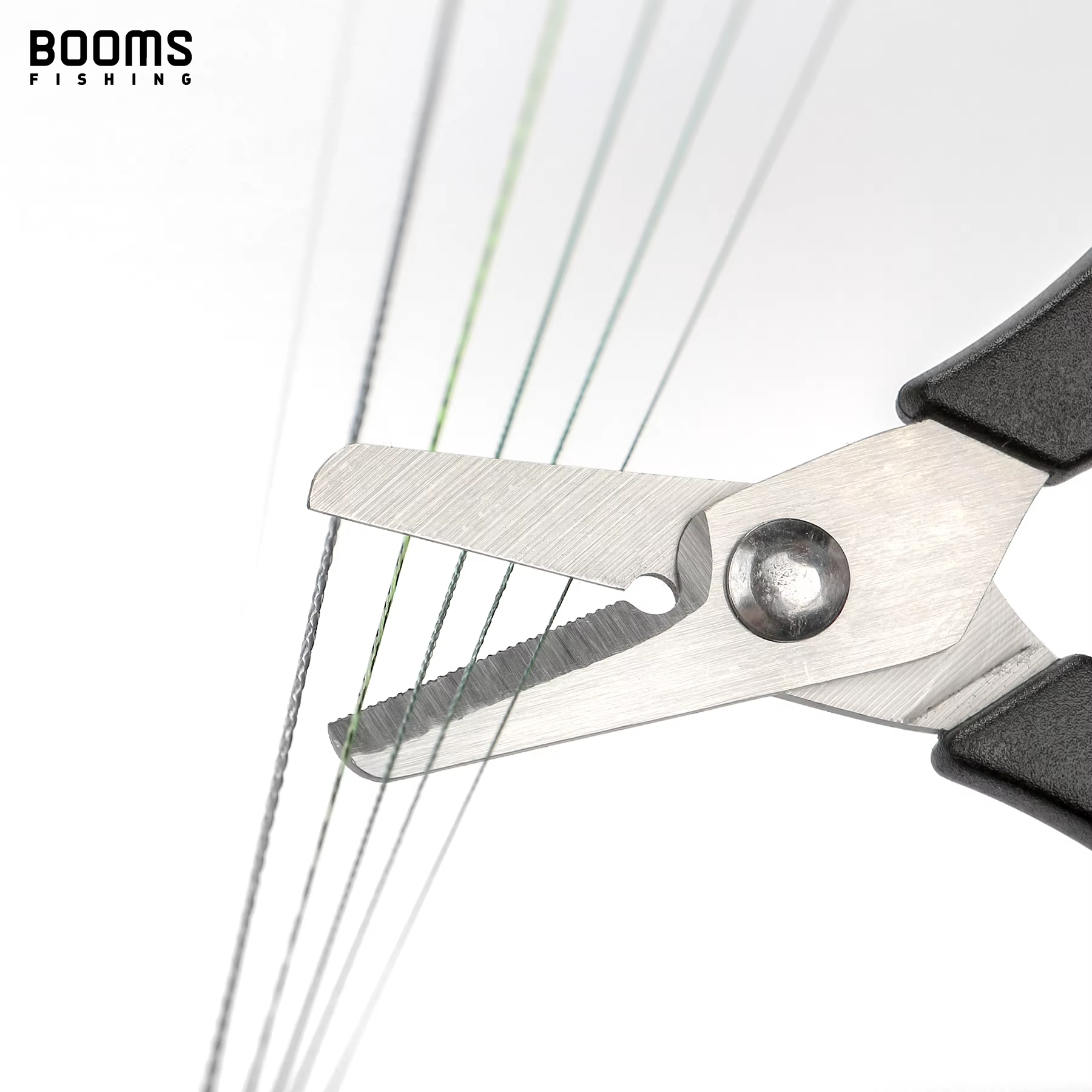 Booms Fishing S01 Tijeras Línea Trenzada Kit – Soporte retráctil y mosquetón - imagen 3