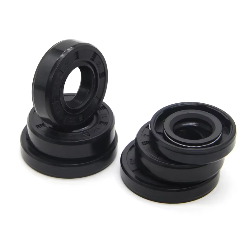 Sello de eje de goma nitrilo (ID 12 mm) - labio doble 10 mm sellado - imagen 2